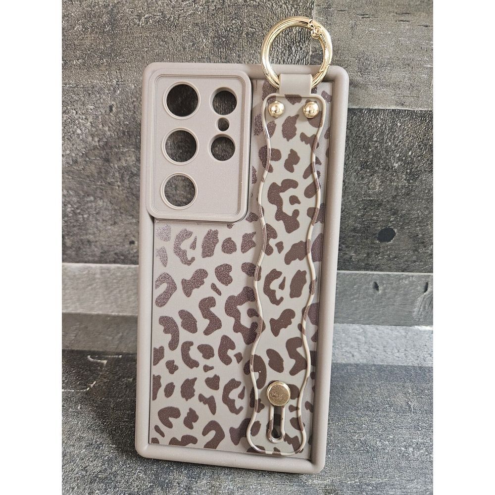 Samsung Galaxy S23 Ultra- Brown Leopard Phone Case-New‎